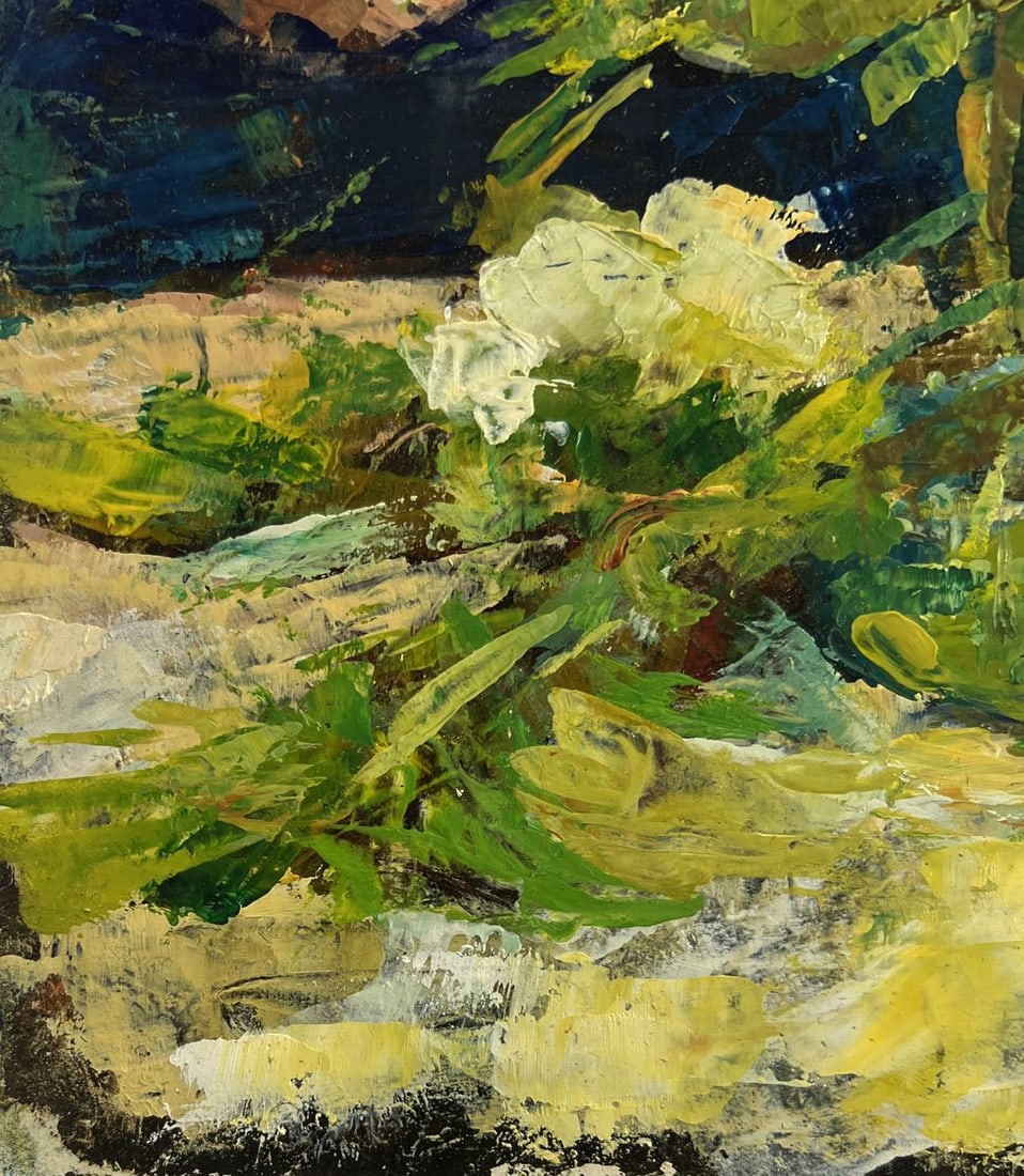 Oil painting A bouquet of flowers on the table Vadim Aksenov - 7