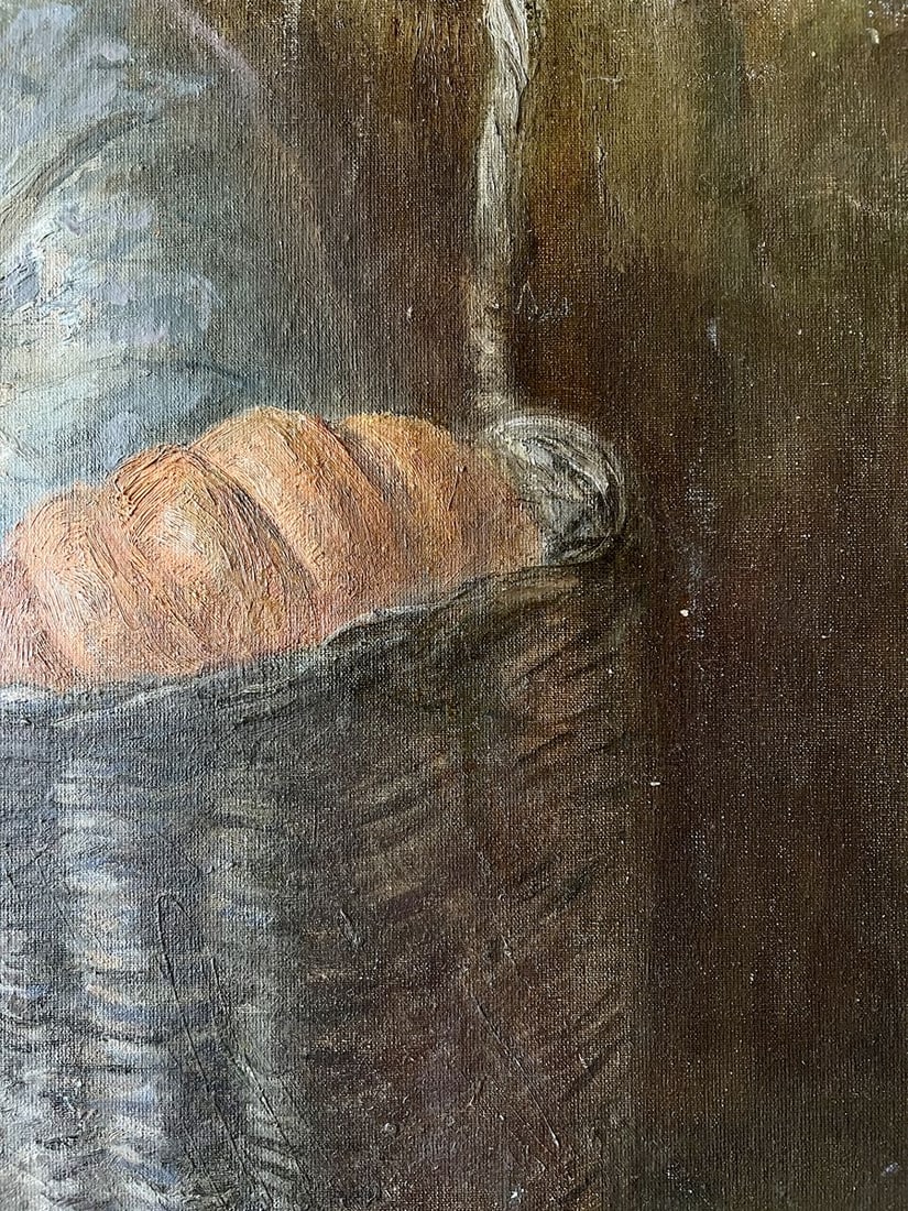 Oil painting In the peasant's pantry V. Mishurovsky - 7