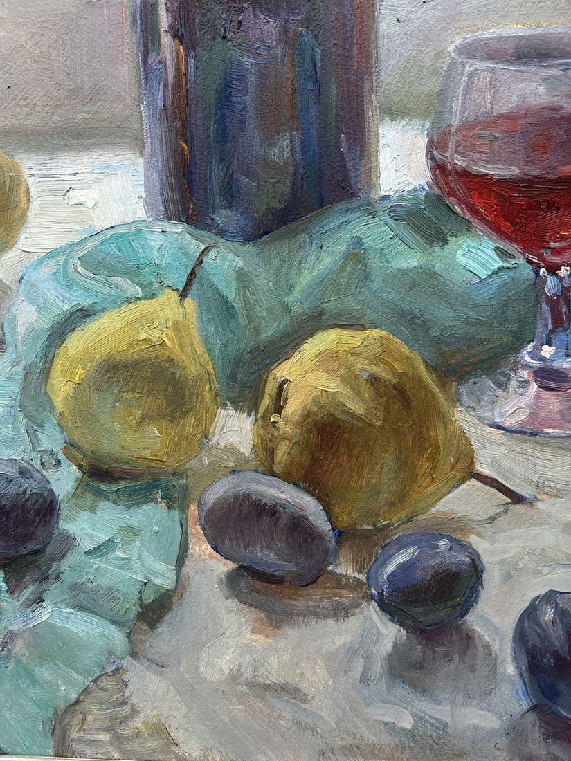 Oil painting Wine and fruit V. Mishurovsky - 6