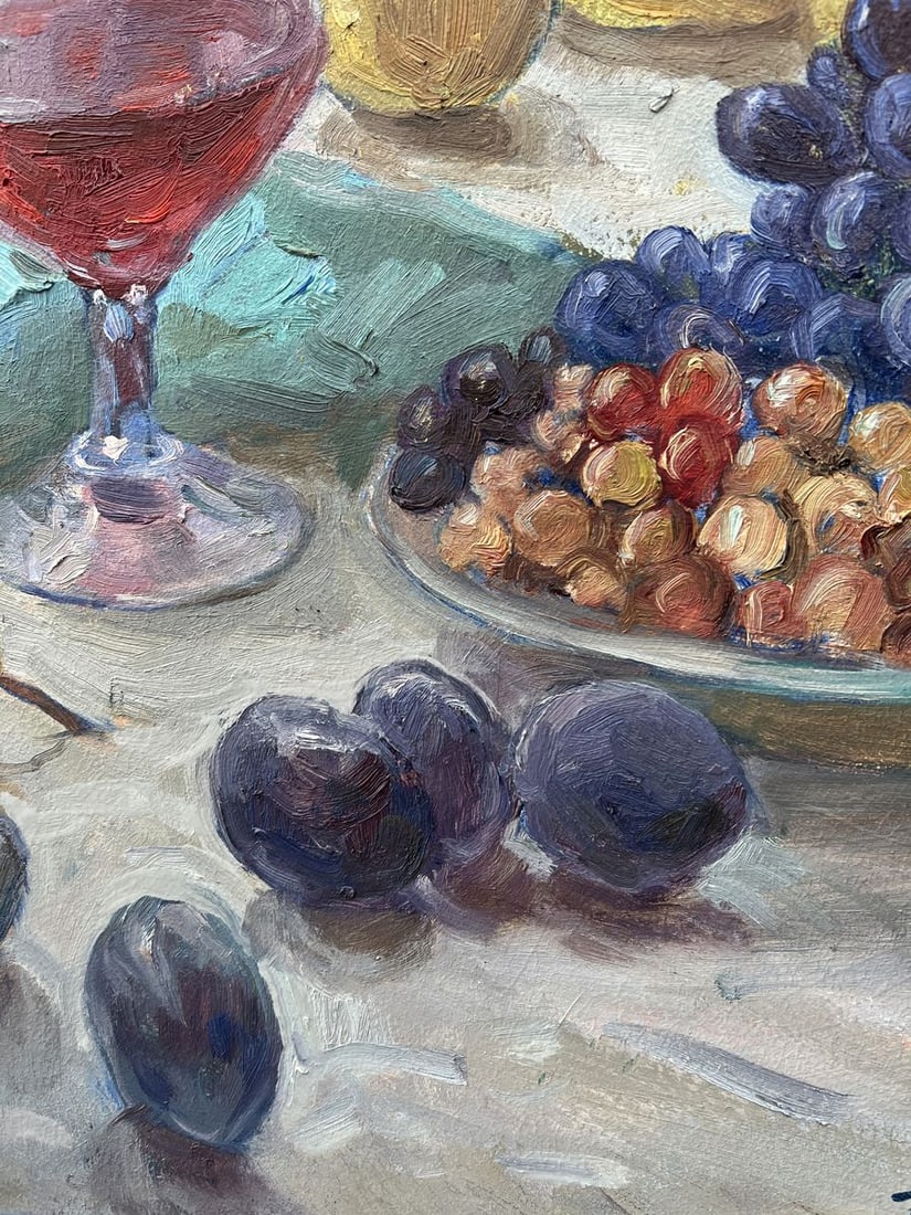 Oil painting Wine and fruit V. Mishurovsky - 9
