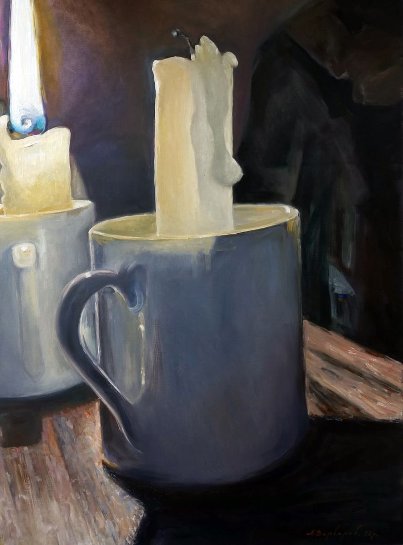 Oil painting Don't extinguish yourself Varvarov Anatoly Viktorovich - 7