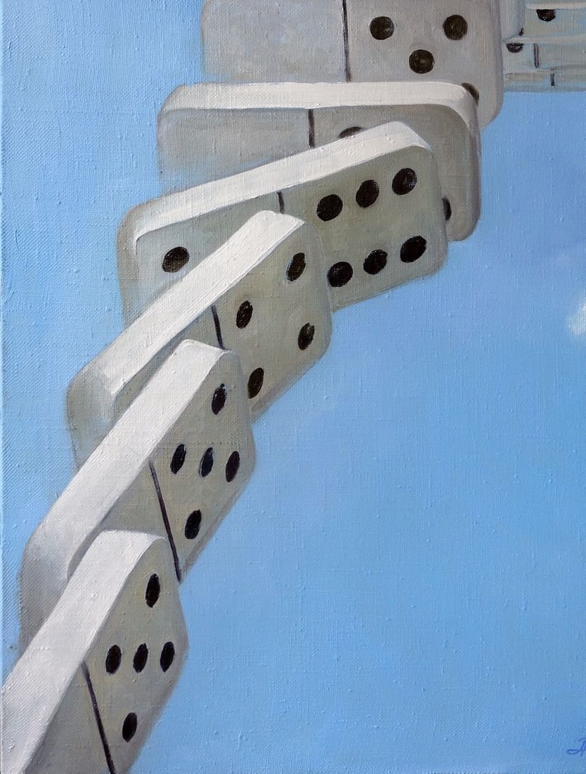 Oil painting Domino Varvarov Anatoly Viktorovich - 6