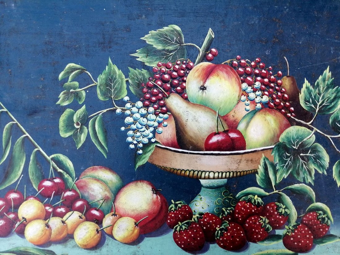 Oil painting Still life with sweets Unknown artist - 2