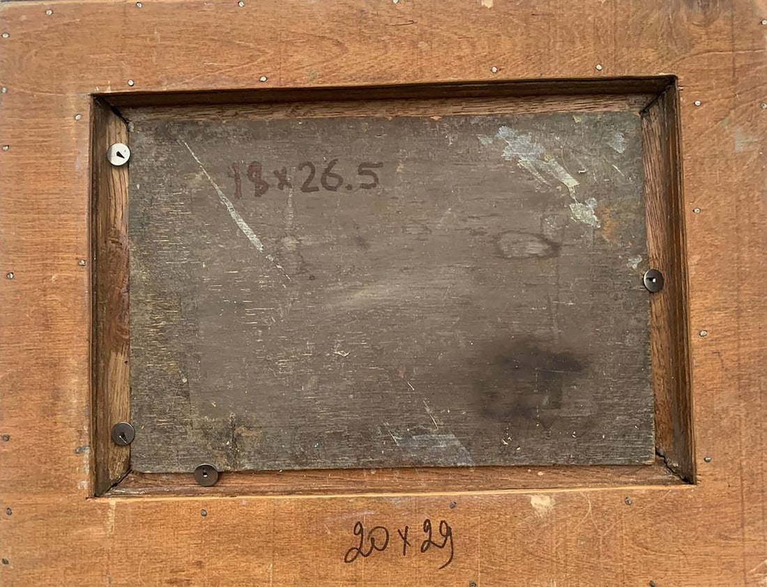 Oil painting Grapes and apple Pivovar - 8