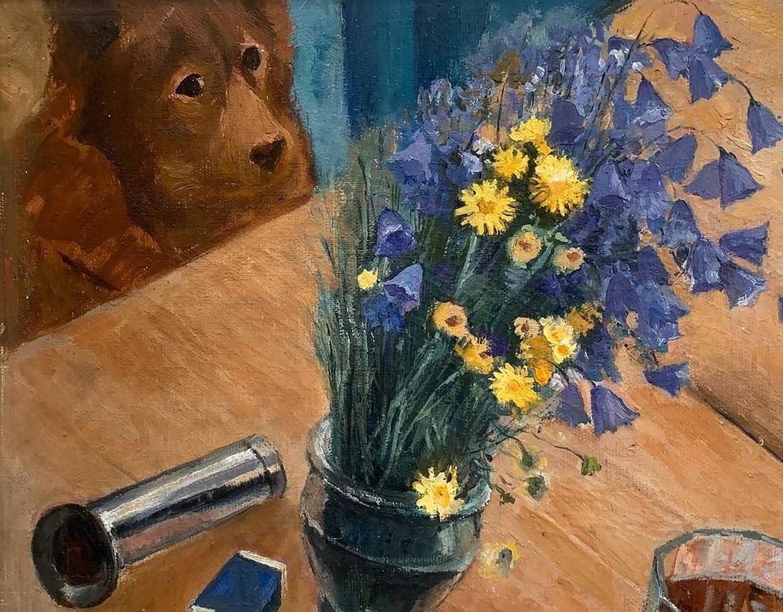 Oil painting Still life with teapot Petrovsky K. - 6