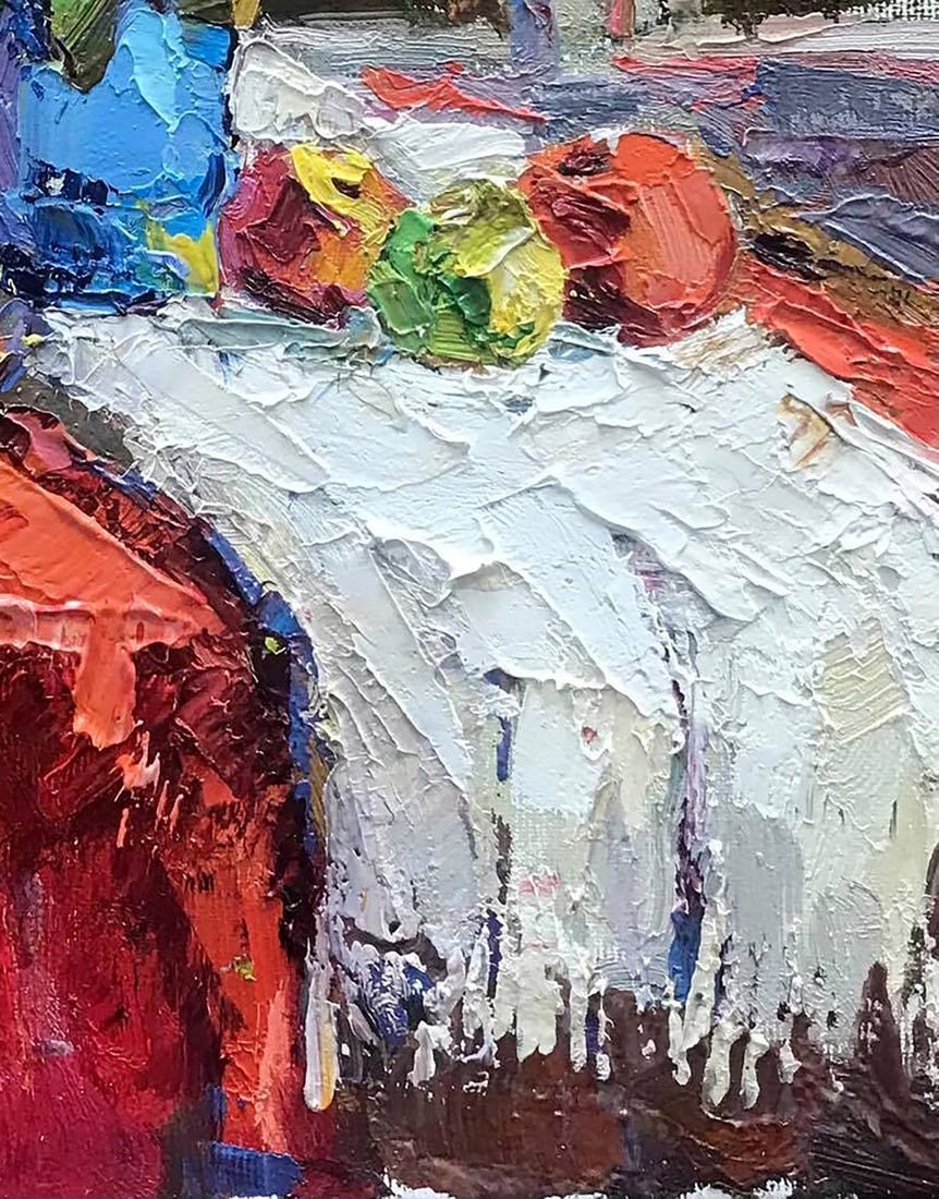 Oil painting Still life on the window Kalenyuk Oksana - 5