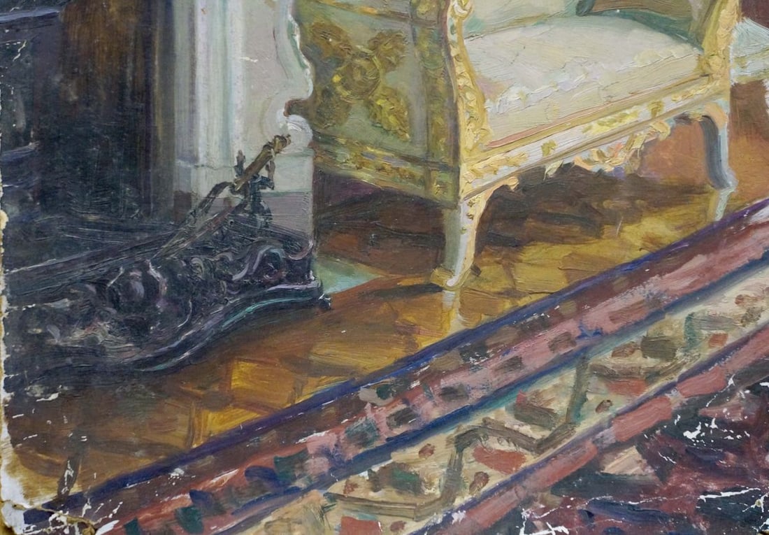 Oil painting Royal room - 2