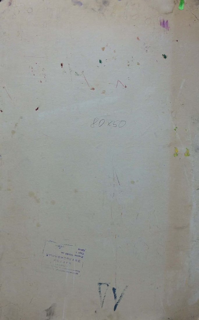 Oil painting Flowers on the windowsill - 7