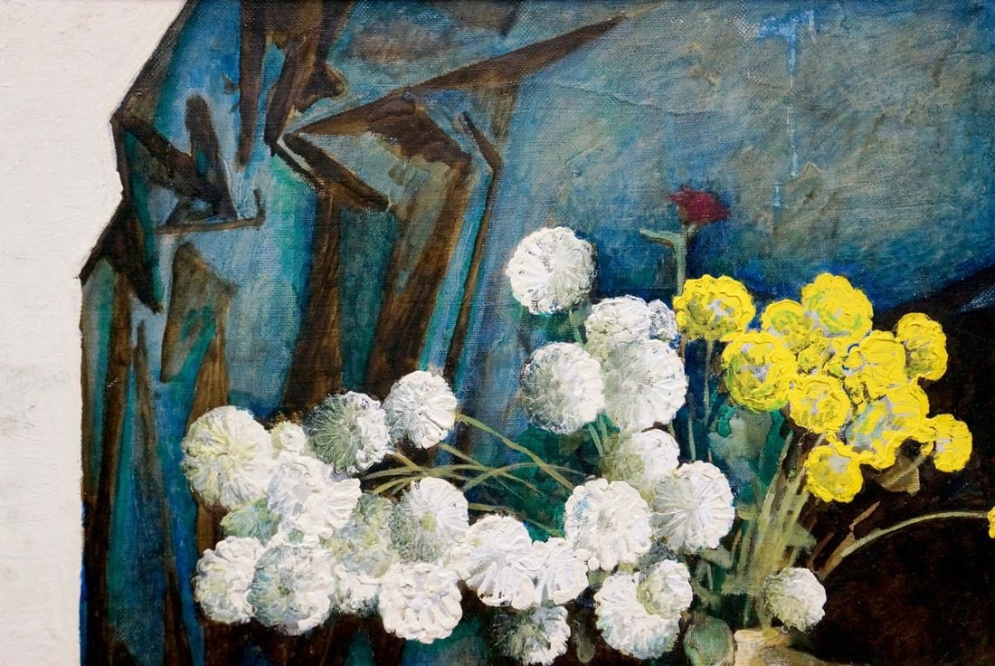 Oil painting Flowers white and yellow Panich Vladimir Igorevich - 3
