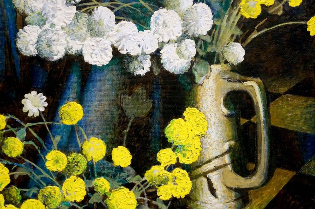 Oil painting Flowers white and yellow Panich Vladimir Igorevich - 6