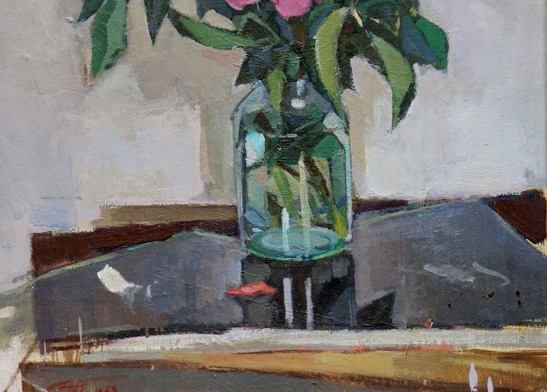 Oil painting Bouquet of flowers Buryachok Nikolay Ivanovich - 2