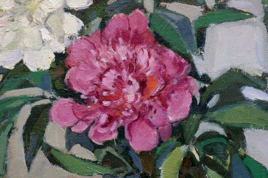 Oil painting Bouquet of flowers Buryachok Nikolay Ivanovich - 5