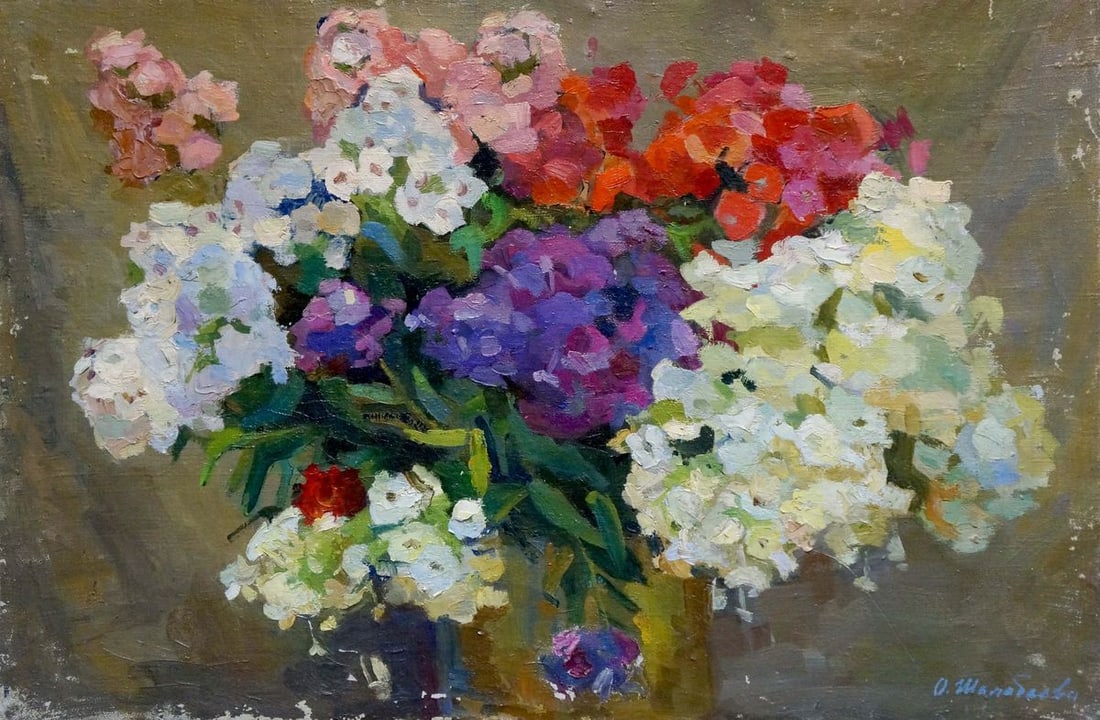 Oil painting Still life Shalabayeva Olga Ivanovna: Title: Oil painting Still life Shalabayeva Olga Ivanovna Description: No.Verns 871 *** ABOUT THIS PAINTING *** * TITLE: "Still life" * ARTISTS: Shalabayeva Olga Ivanovna * SIZE: 51x77