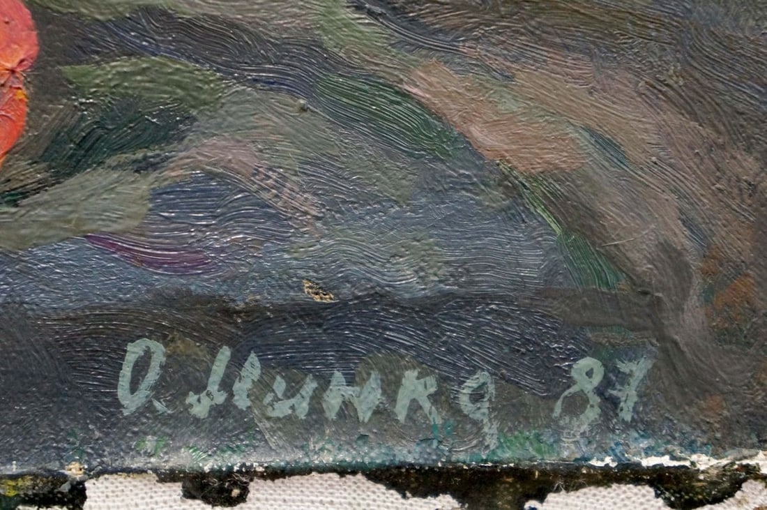 Oil painting Autumn flowers Minka Alexander Fedorovich - 6