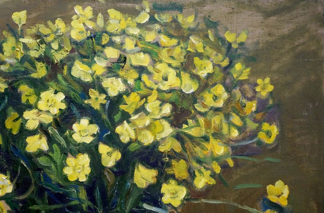 Oil painting Flowers Filippov Z. I. - 4