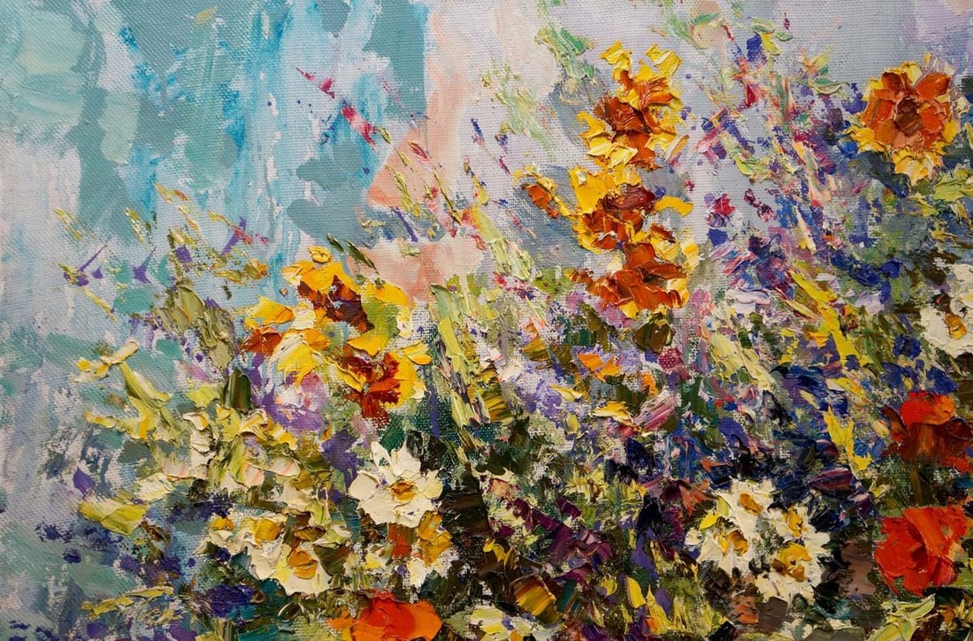 Oil painting Flowers Shapovalov Sergey Gavrilovich - 3
