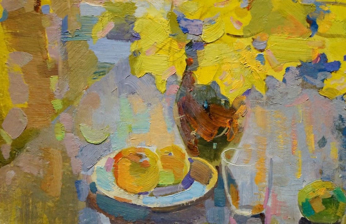 Oil painting Autumn flowers Kolesnik Boris Afanasevich - 2