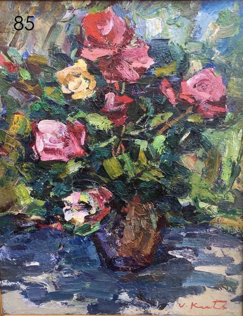 Still life of roses oil painting: Title: Still life of roses oil painting Description: No.85