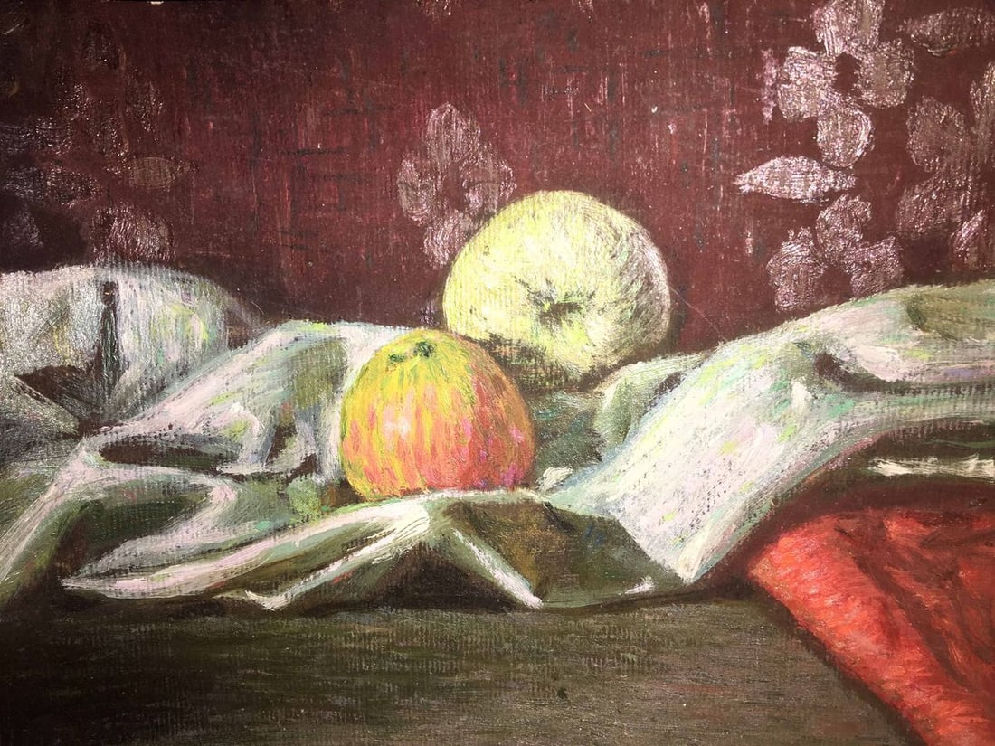 Still life with apples oil painting A. Horov - 7