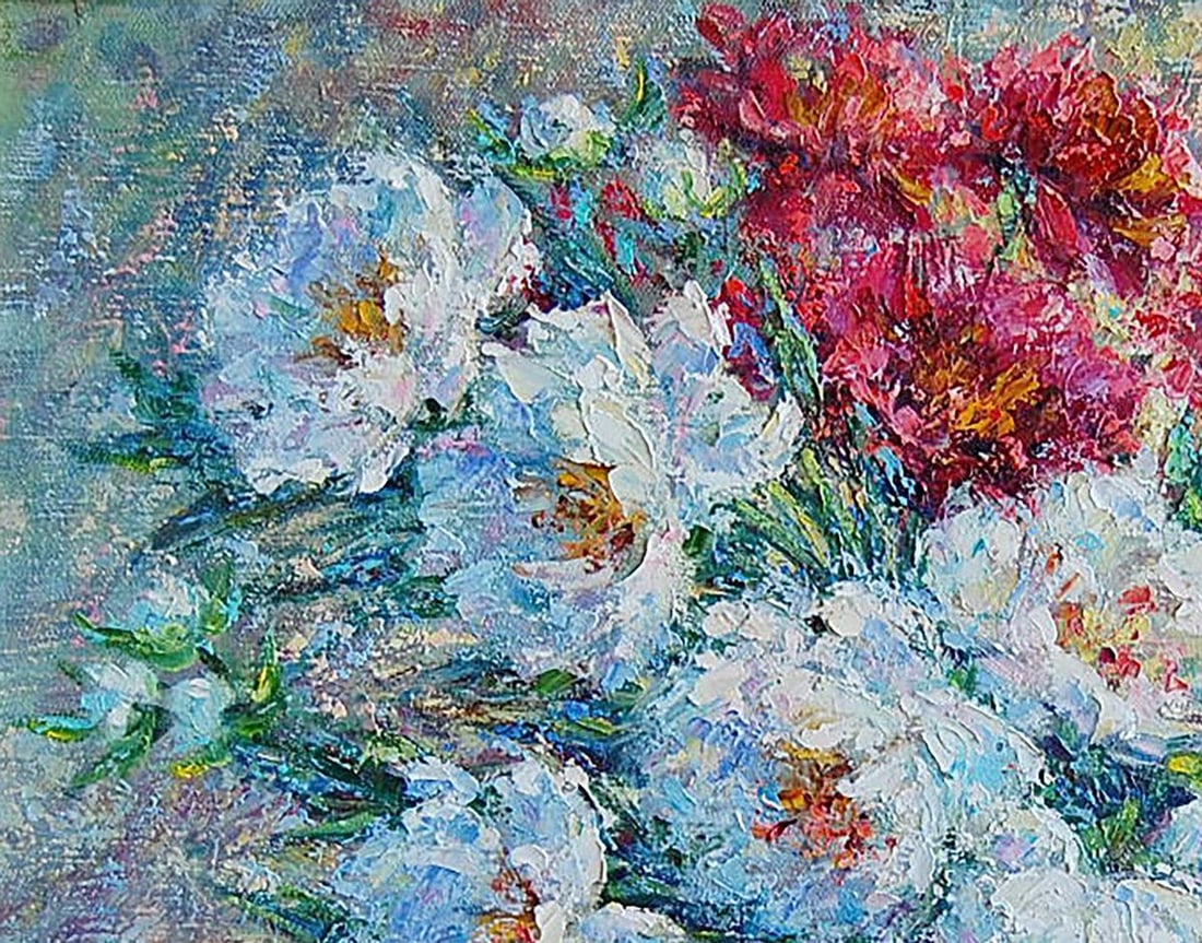 Oil painting Dmitry's peonies Kotmin Olga - 2