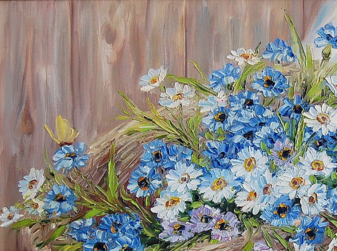 Oil painting In the morning at grandma's Kotmin Olga - 2