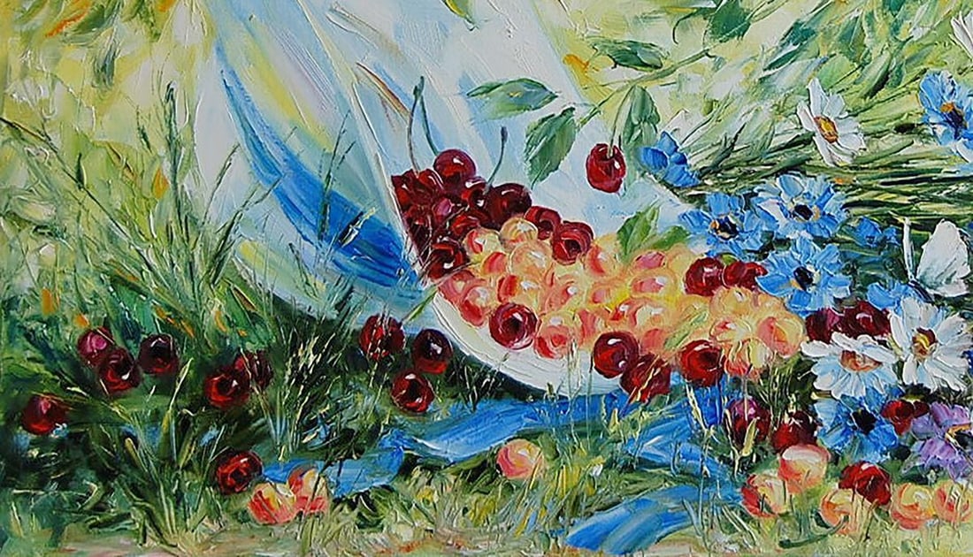 Oil painting Sweet july Kotmin Olga - 4