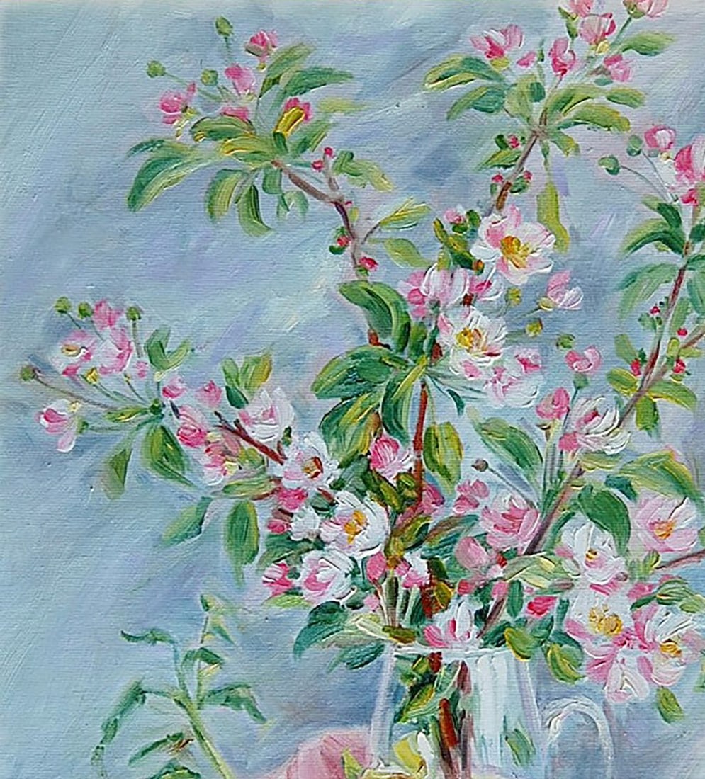 Oil painting Blossoming apple tree Kotmin Olga - 2