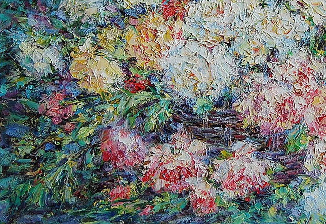 Oil painting Roses Kotmin Olga - 4