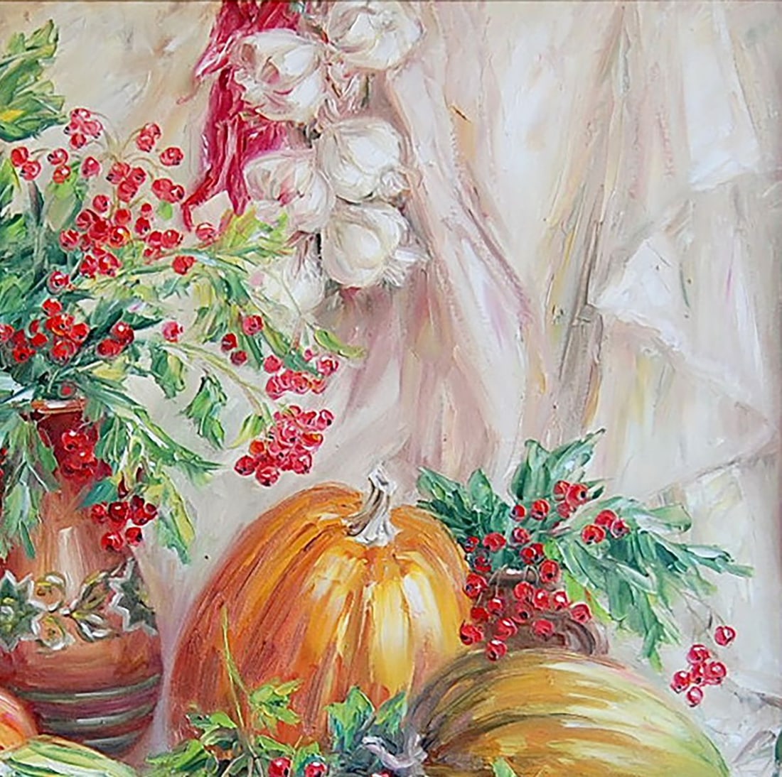Oil painting From the grandfather's garden Kotmin Olga - 3