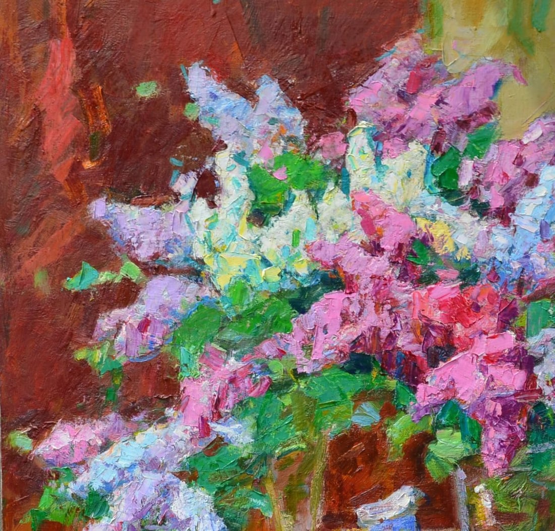Oil painting Bouquets of lilac Tepeta Miacheslav - 2