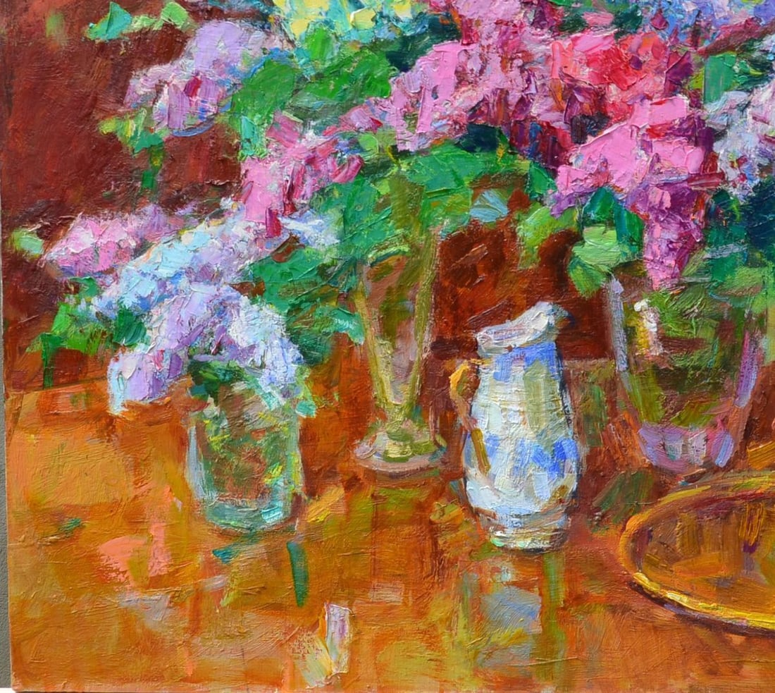Oil painting Bouquets of lilac Tepeta Miacheslav - 4