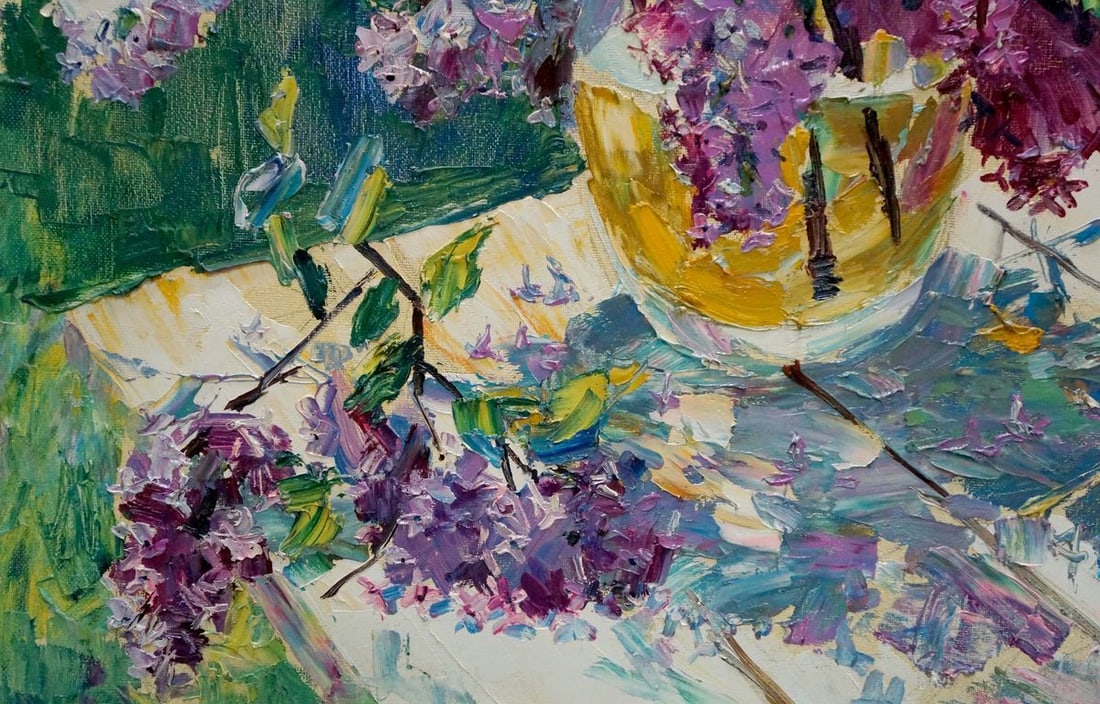 Oil painting Lilac Polyakova Lyudmila Valentinovna - 2