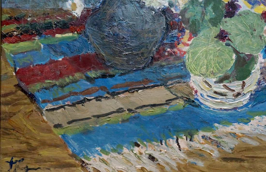 Oil painting Poppies and daisies Kapkanets Tamara Nikitichna - 2