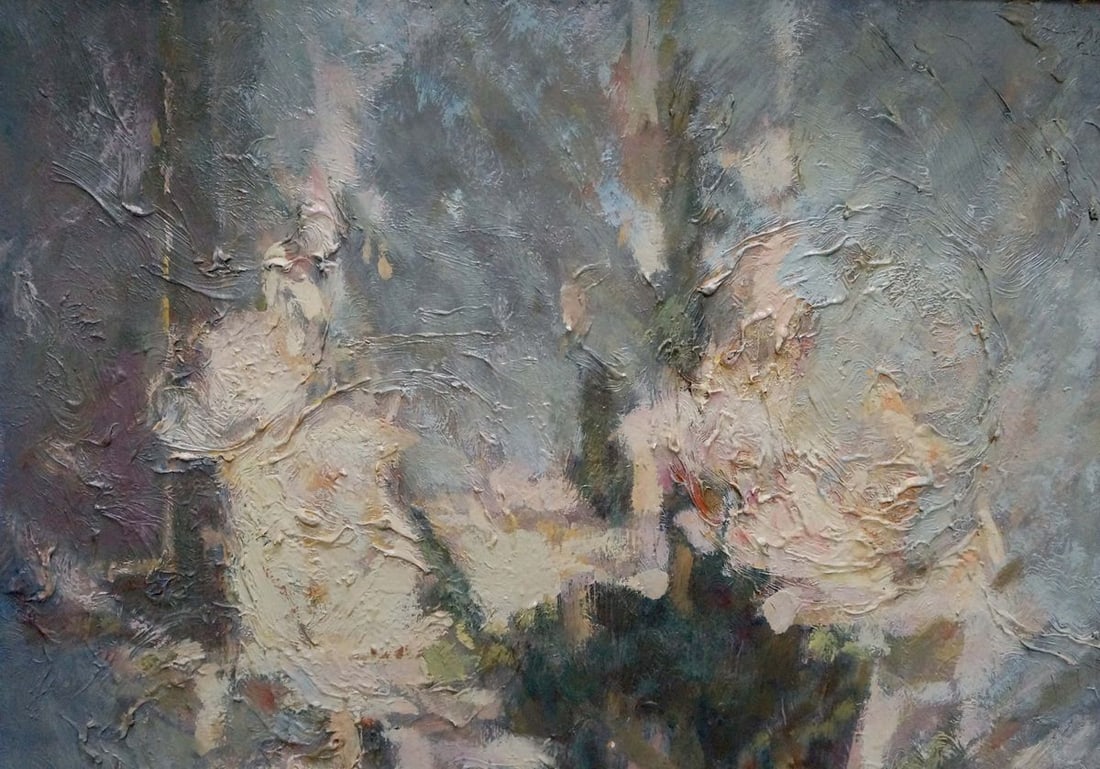 Oil painting Still life with flowers Zhurakovsky Victor Petrovich - 5