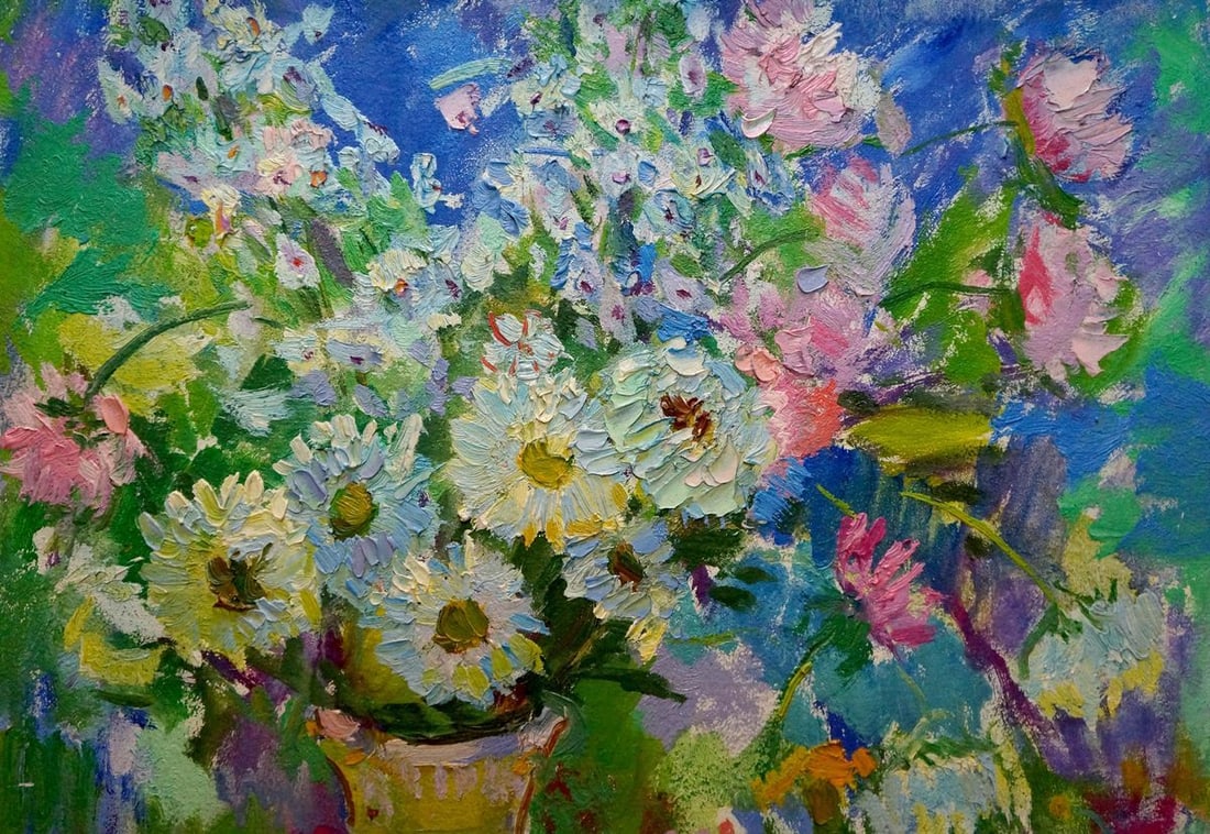 Oil painting Flowers Chegodar Vasily Dmitrievich - 4