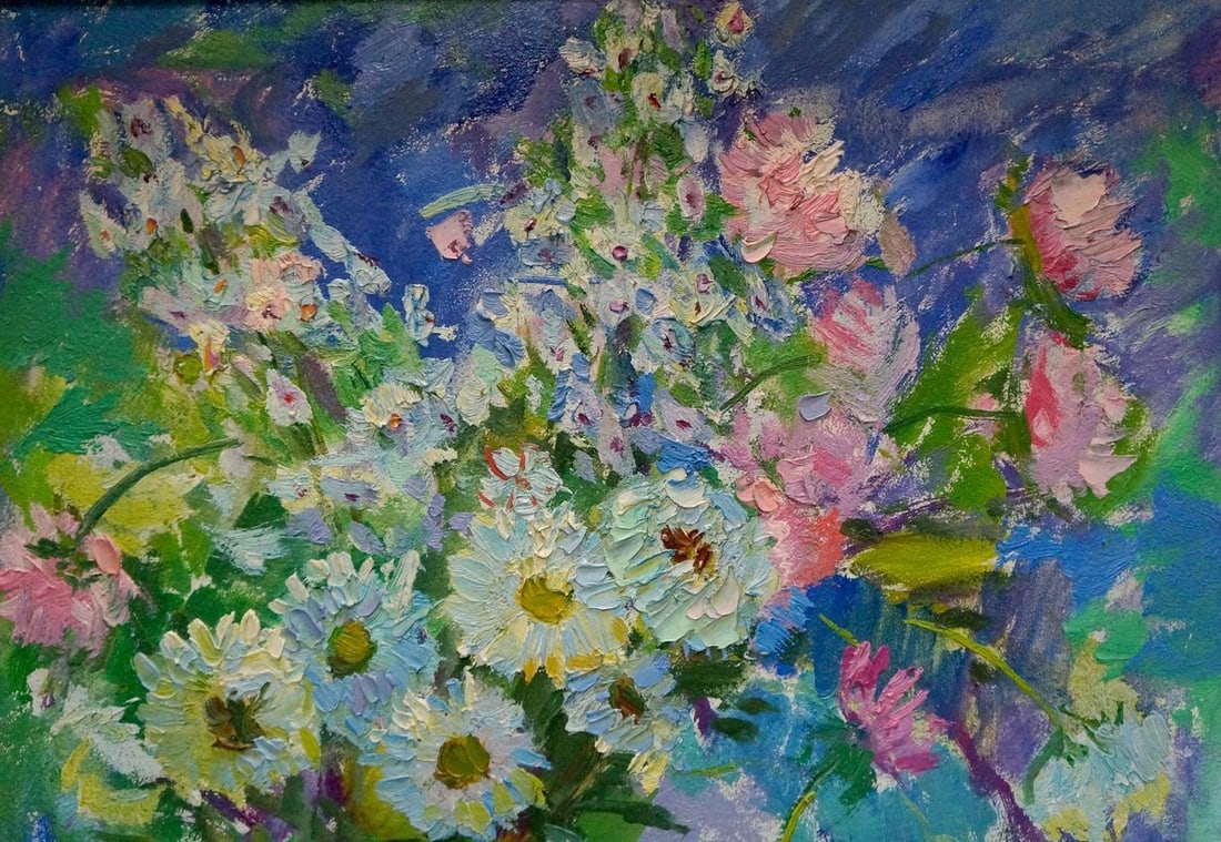 Oil painting Flowers Chegodar Vasily Dmitrievich - 5