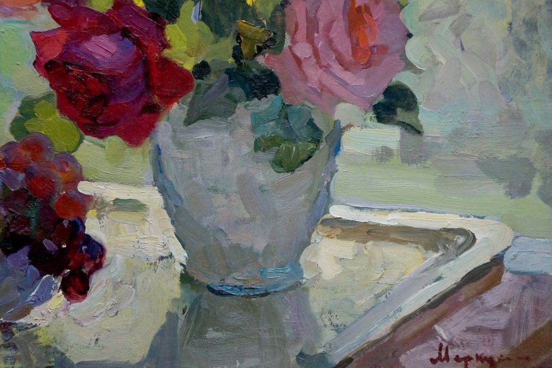 Oil painting Grape flowers Merkuryev Alexey Efimovich - 5