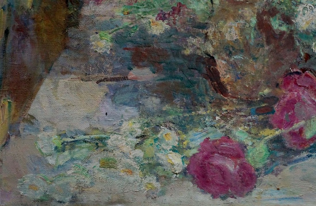 Oil painting June flowers Naumova Tamara Sergeevna - 2