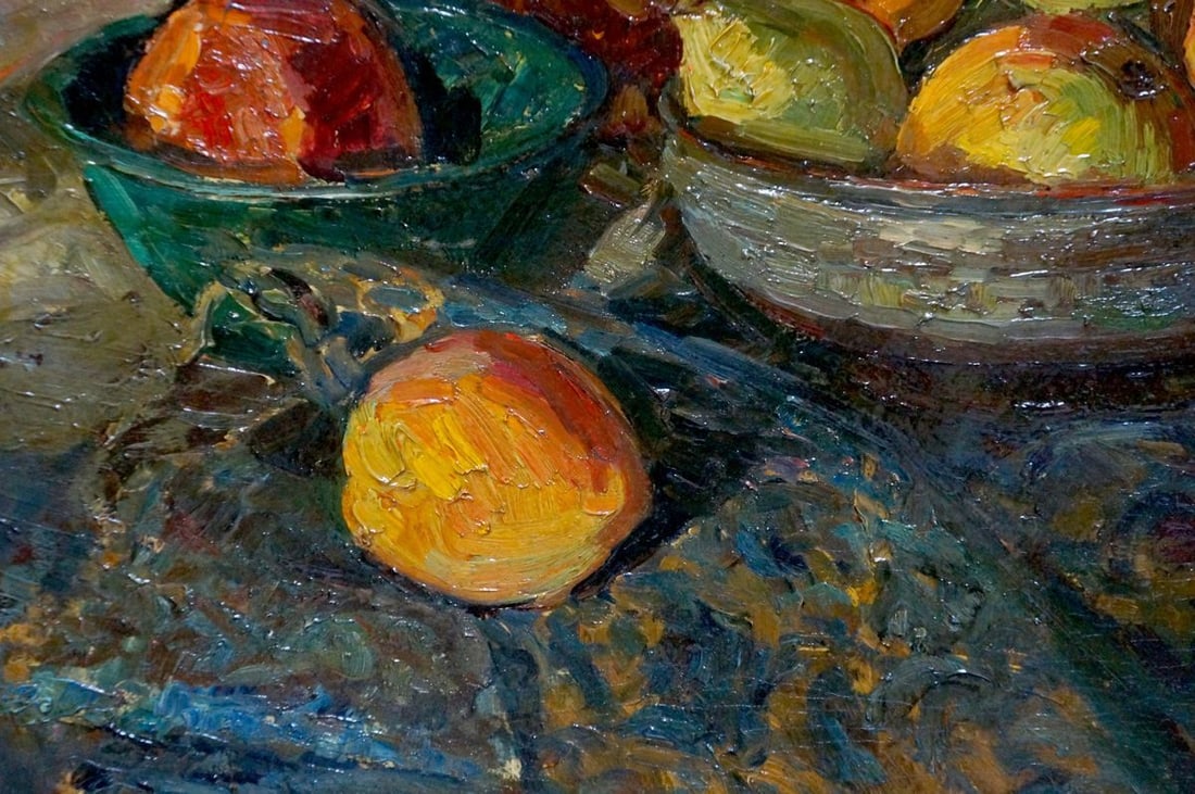 Oil painting Still life with fruit Baghramyan Movses Movsesovich - 2