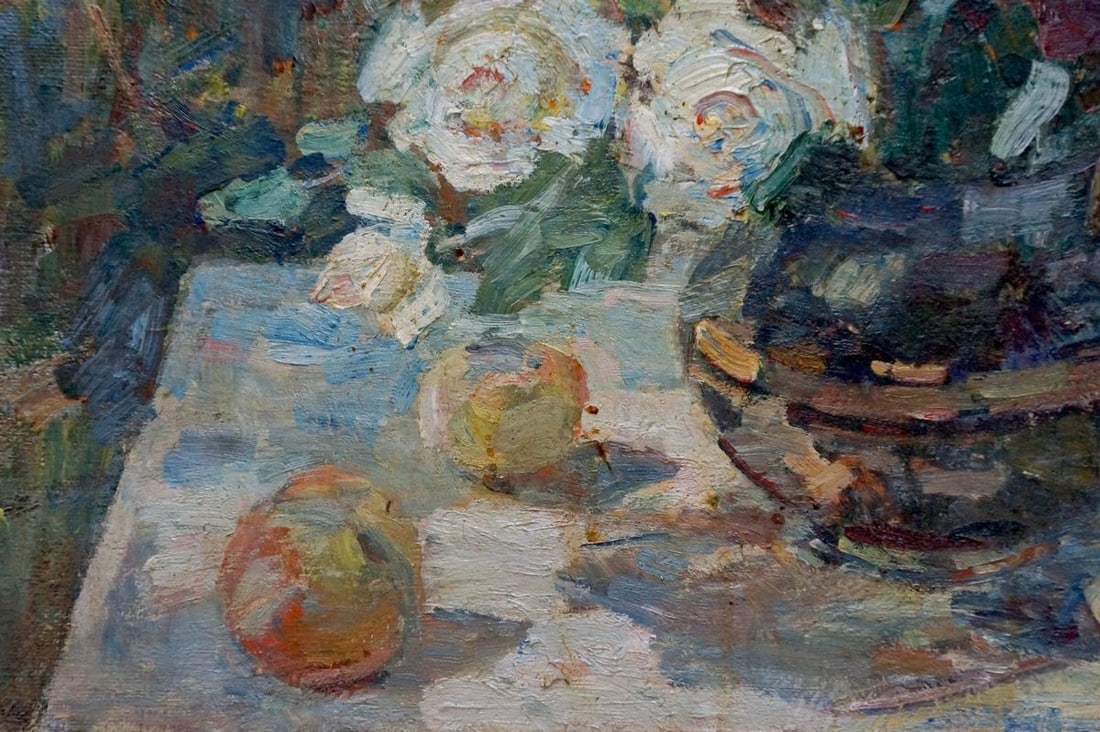 Oil painting Roses Naumova Tamara Sergeevna - 2