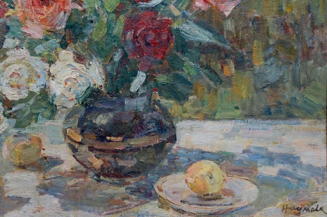 Oil painting Roses Naumova Tamara Sergeevna - 5