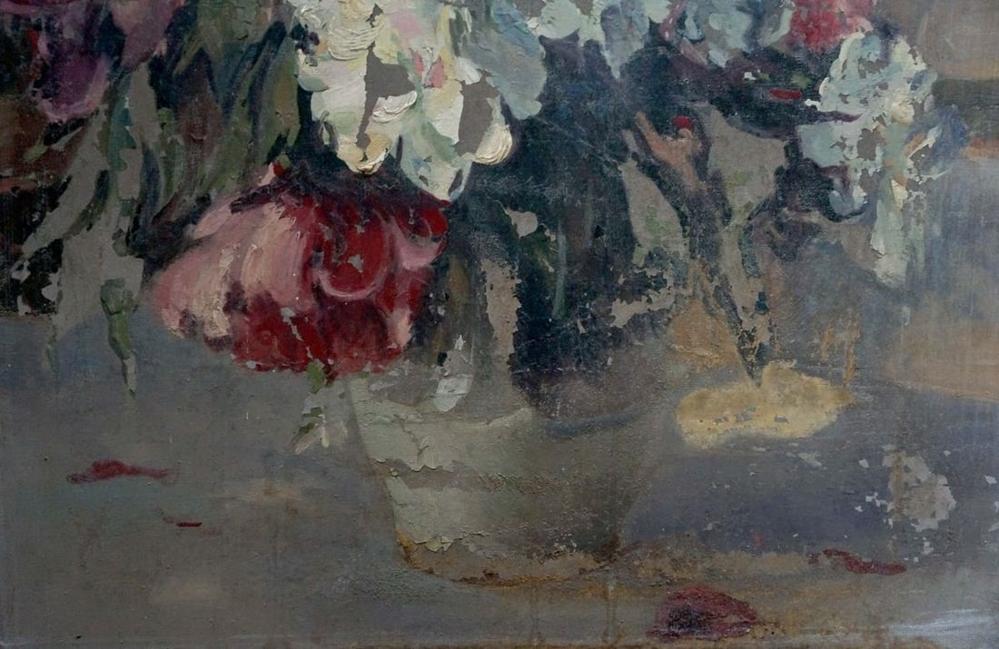 Oil painting Peonies Besedin Sergey Fotievich - 2