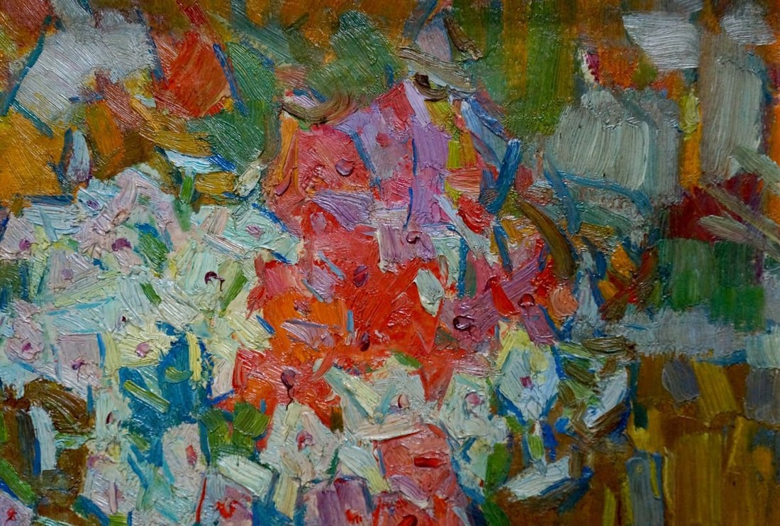 Oil painting Roses Chegodar Vasily Dmitrievich - 4