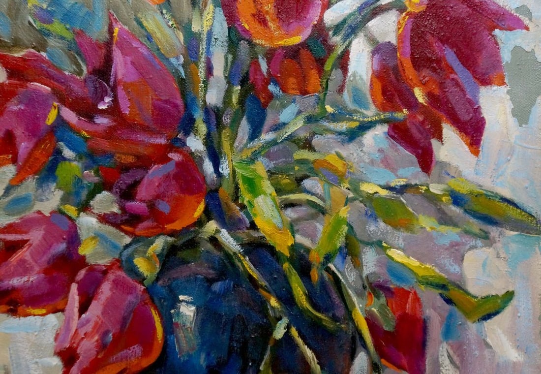 Oil painting Tulips Bakaev Sergey Ivanovich - 3