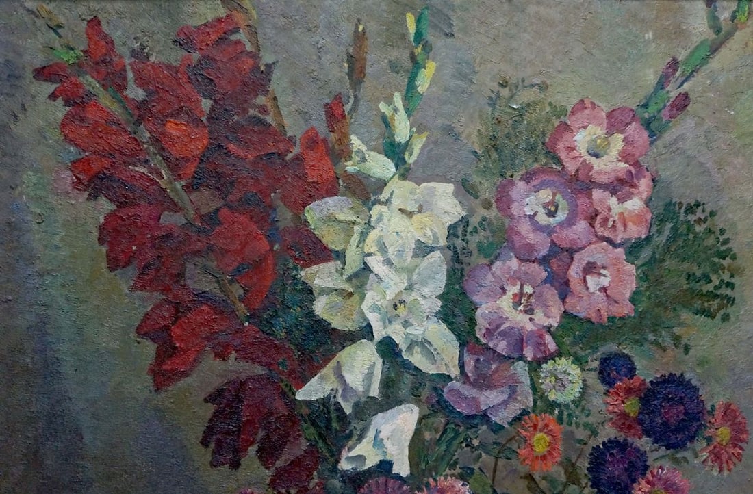 Oil painting Flowers Khokhlov Fedor Ivanovich - 3