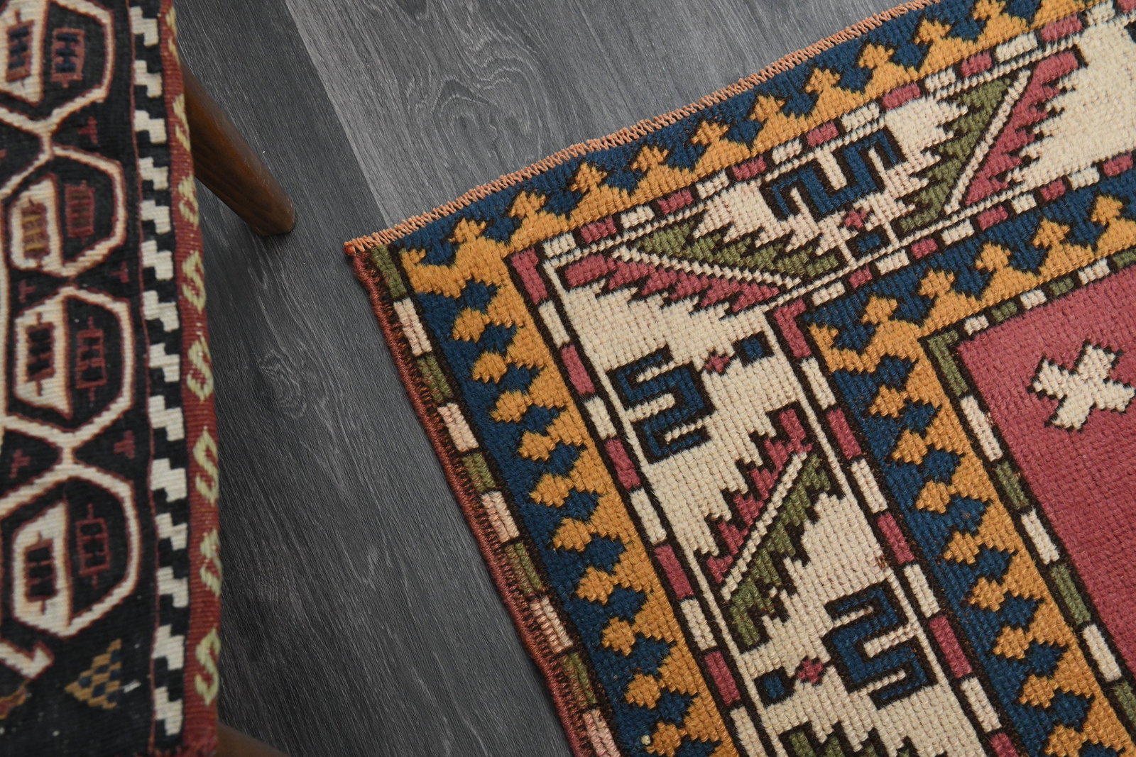 6x8 ft TURKISH Rug, VINTAGE - 7