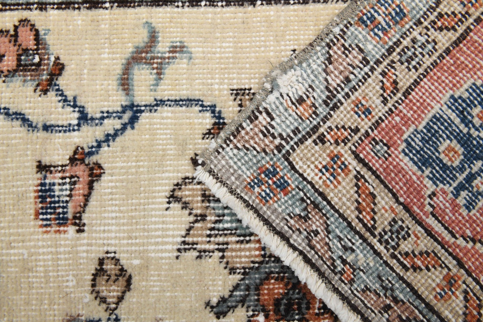 6.4x10.7 AESTHETIC VINTAGE Turkish OUSHAK Rug - 12