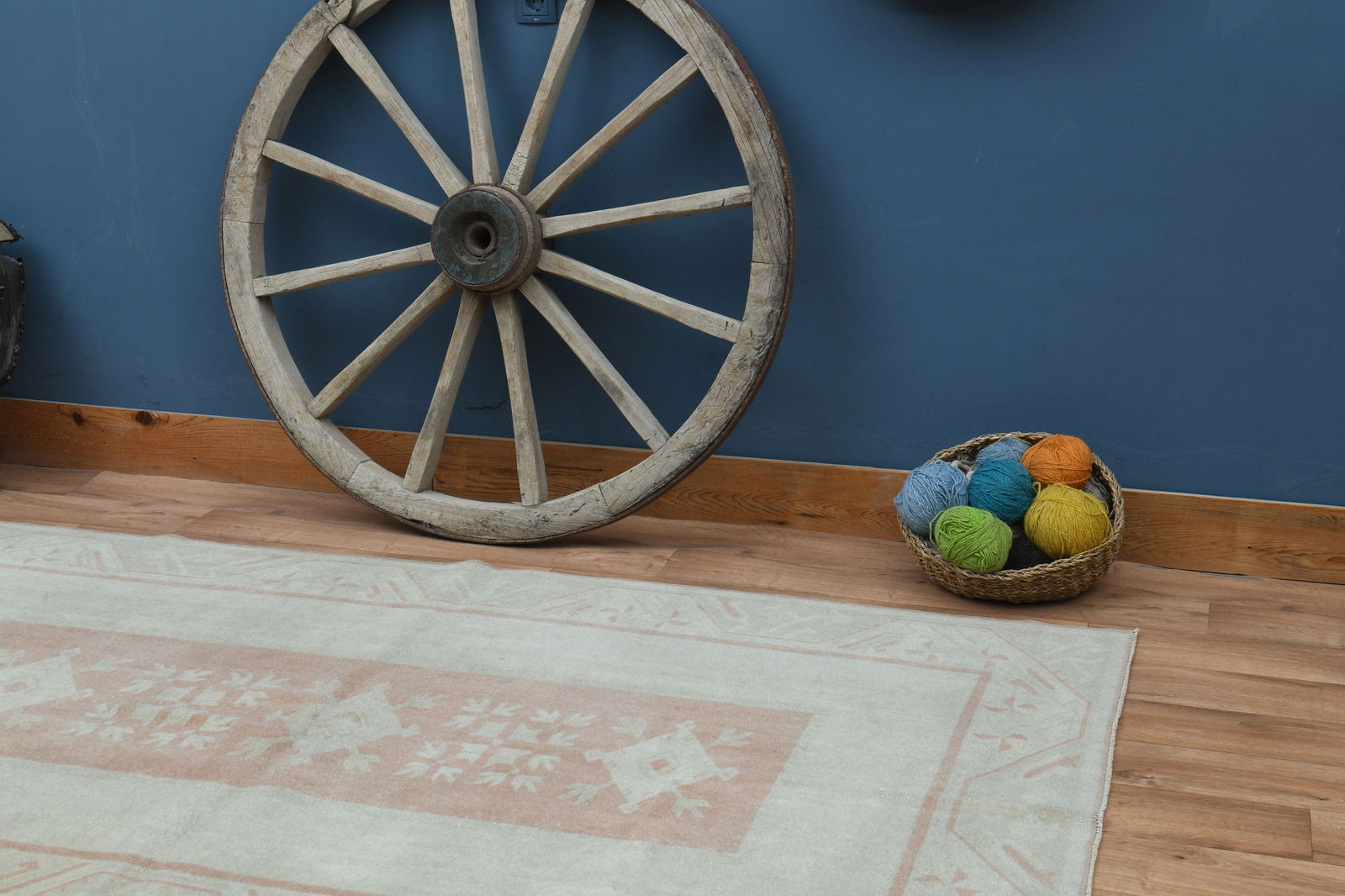 5x7'8 ft, OUSHAK RUG, Wool - 14