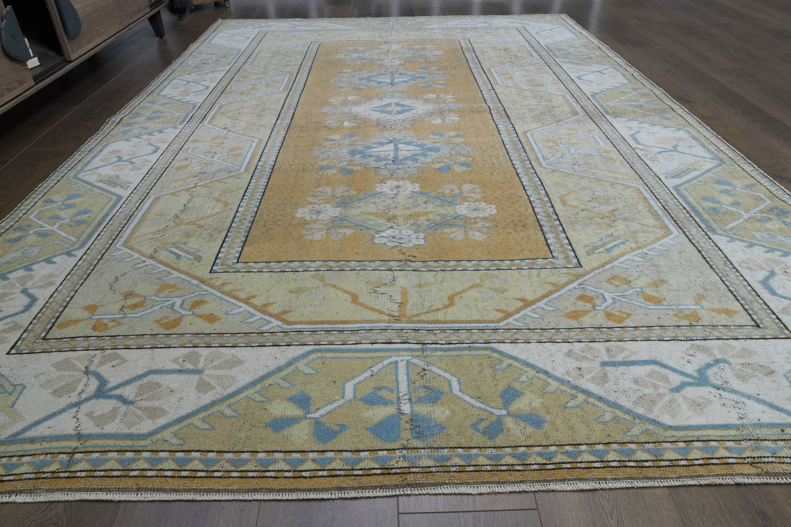 6'6x9'7 ft, ORANGE OVERSIZED RUG - 15