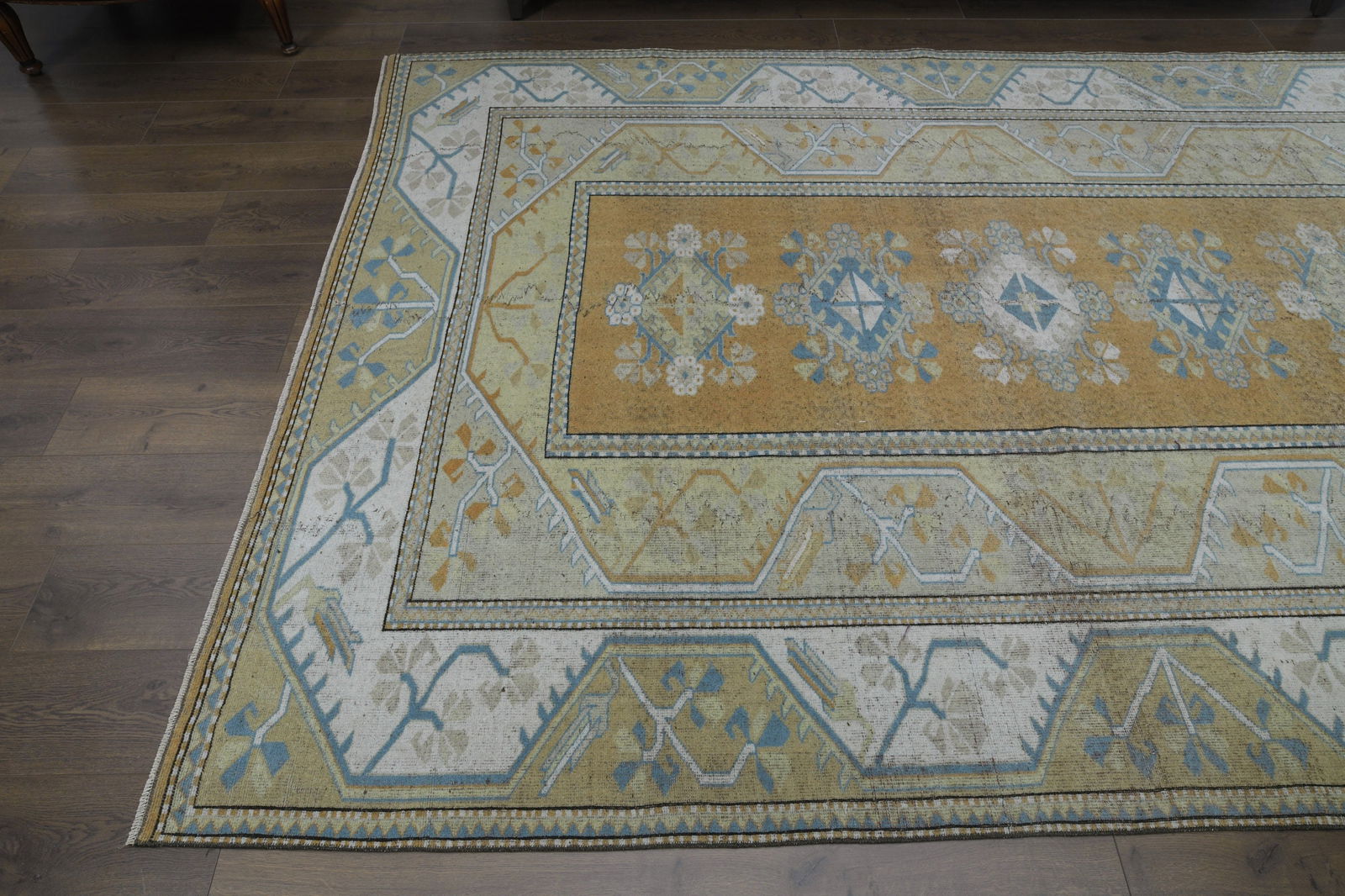 6'6x9'7 ft, ORANGE OVERSIZED RUG - 16